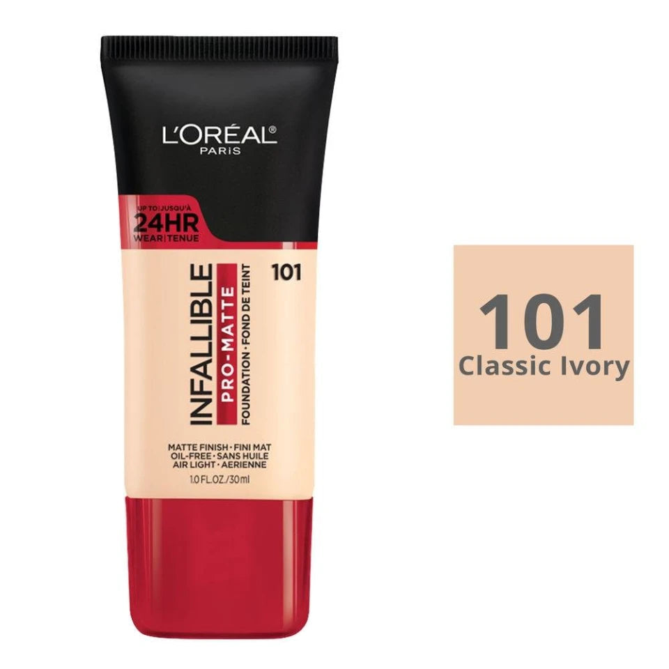 Loreal Infallible Pro Matte 101 Classic Ivory - Pink Beauty