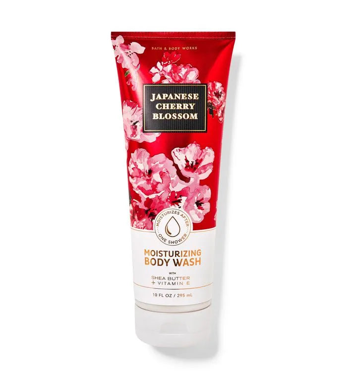 Bath & Body Works Japanese Cherry Blossom Moisturizing Body Wash 295mL - Pink Beauty