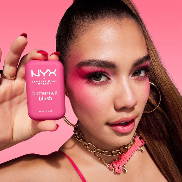 NYX PROFESSIONAL MAKEUP Buttermelt blush Tono BUTTA WITH TIME Vivid Watermelon