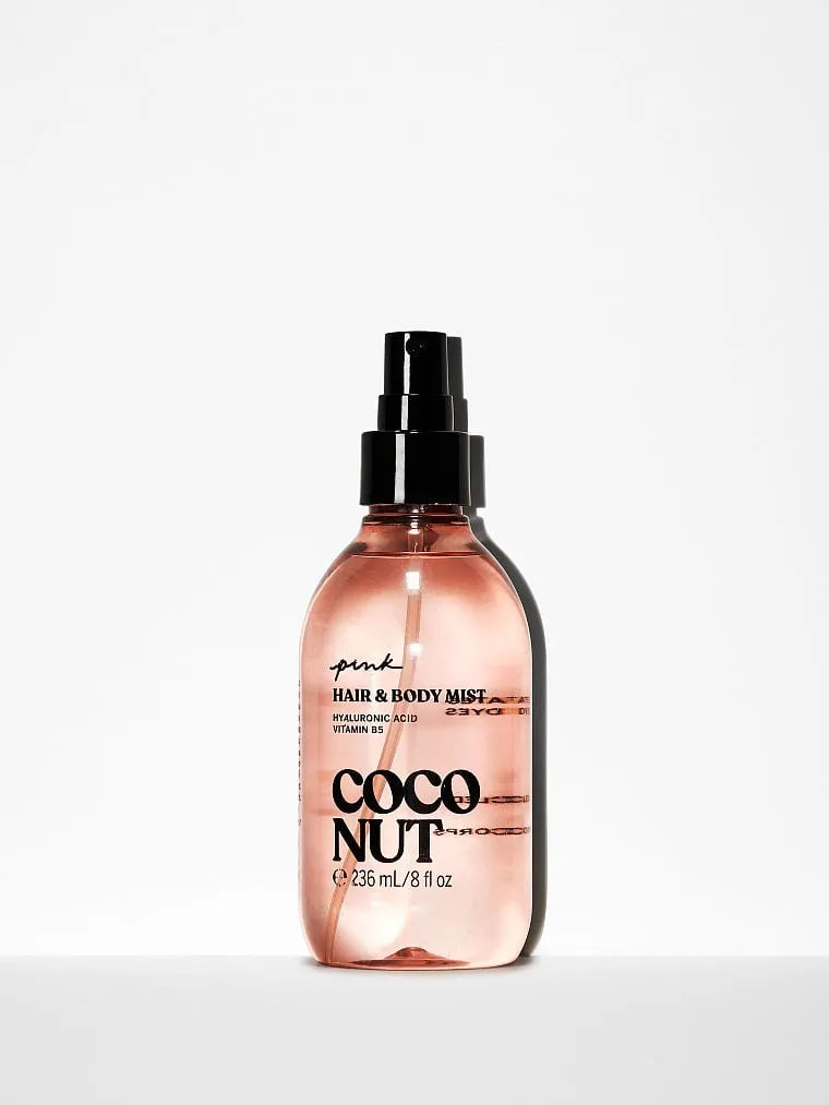 PINK HAIR & BODY MIST "COCONUT" 236 ml