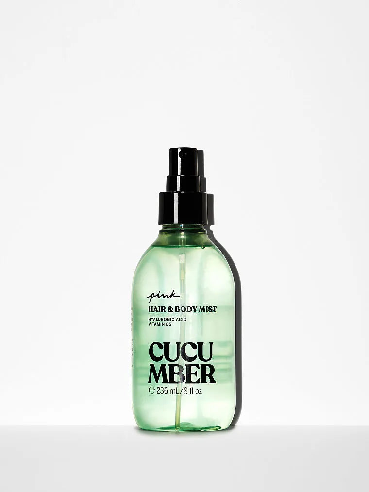 PINK HAIR & BODY MIST "CUCUMBER" 236 ml
