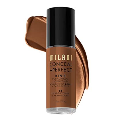 Milani Conceal + Perfect Foundation #14 Golden Toffee