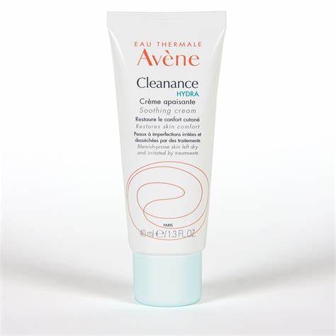 Avene Cleanance Hydra Crema facial recomendada para acné y piel grasa 40ml