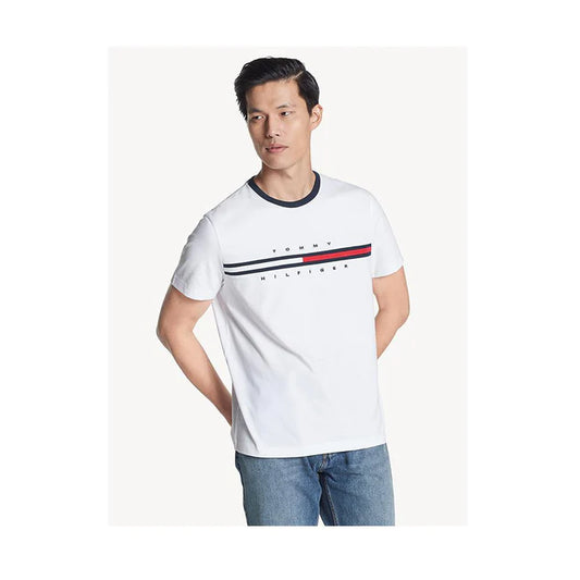 Tommy Hilfiger Camiseta de manga corta Tino Blanco brillante - Talla "L"