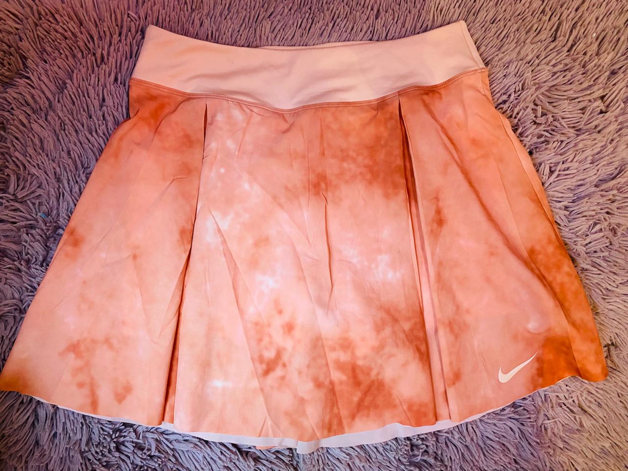 FALDA NIKE DAMA - NARANJA CON BLANCO - TALLA "M"