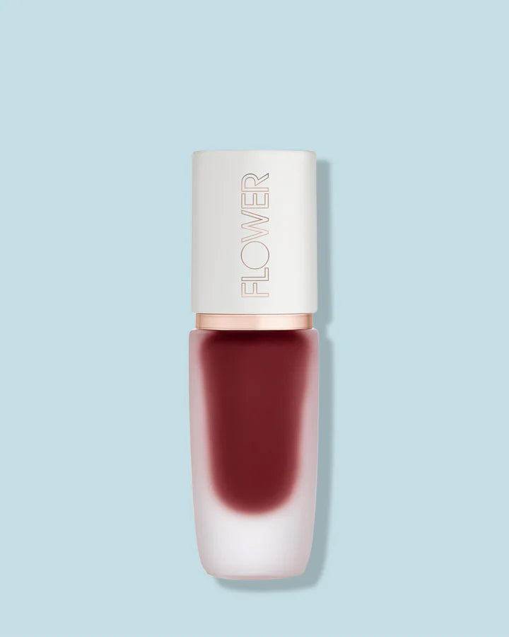FLOWER BY DREW PERFECT POUT SOFT MATTE LIP COLOR TONO GARNET