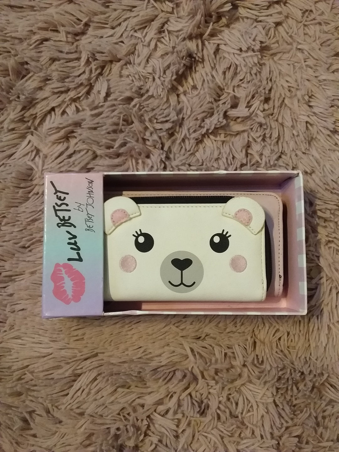 Monedero Osito Blanco