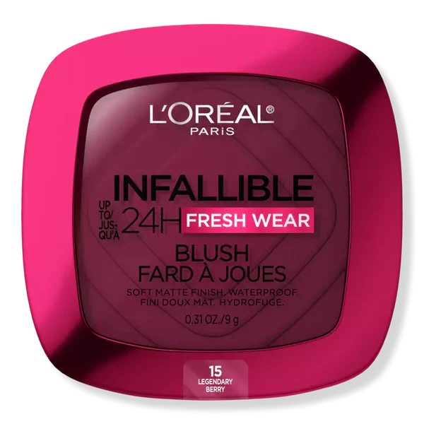 LOREAL INFALLIBLE 24H FRESH WEAR MATTE BLUSH “15 LEGENDARY BERRY”
