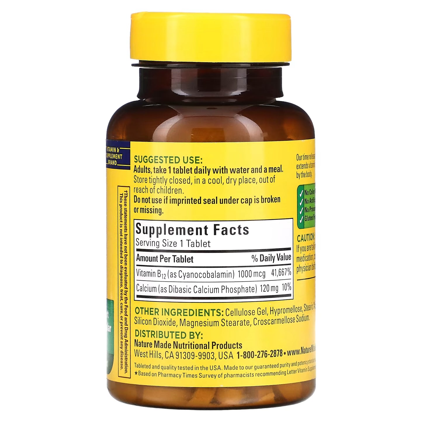 Nature Made vitamina B12 1000mg 400 softgel