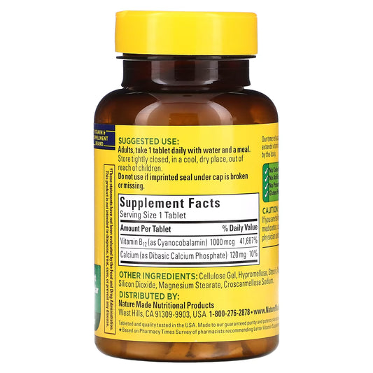 Nature Made vitamina B12 1000mg 400 softgel