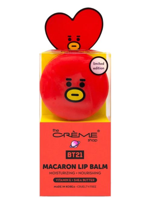 The Creme Bt21 Macaron Lip Balm Moisturizing + Nourishing