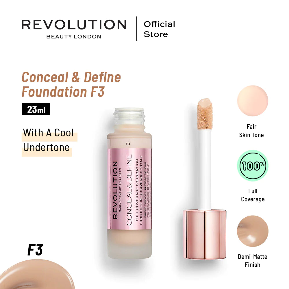 REVOLUTION CONCEAL & DEFINE TONO F3 23ML