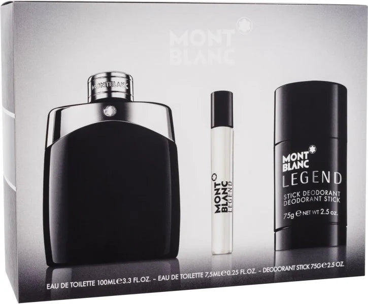 Mont Blanc Legend Gift Set For Men Eau de toilette 100 ml