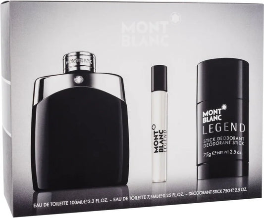 Mont Blanc Legend Gift Set For Men Eau de toilette 100 ml