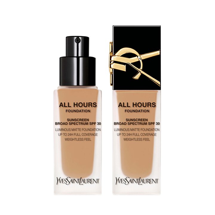 YVES SAINT LAURENT ALL HOURS FOUNDATION SUNSCREEN BROAD SPECTRUM SPF 30 MN6 MEDIUM NEUTRAL