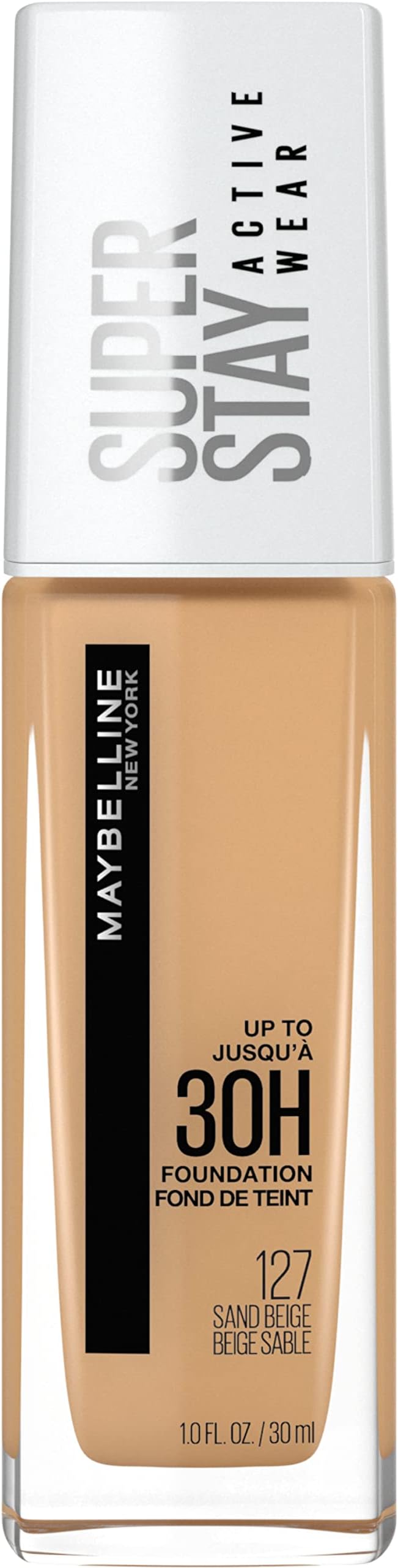 MAYBELLINE SUPER STAY ACTIVE WEAR 30H 30ML FOUNDATION TONO SAND BEIGE 127
