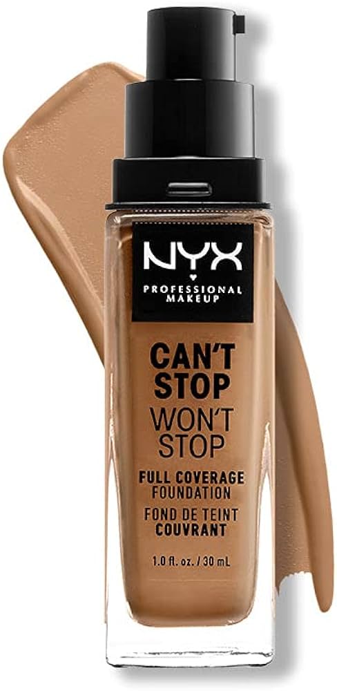 NYX CAN'T STOP WON'T STOP FULL COVERAGE FOUNDATION "HONEY" 30ml