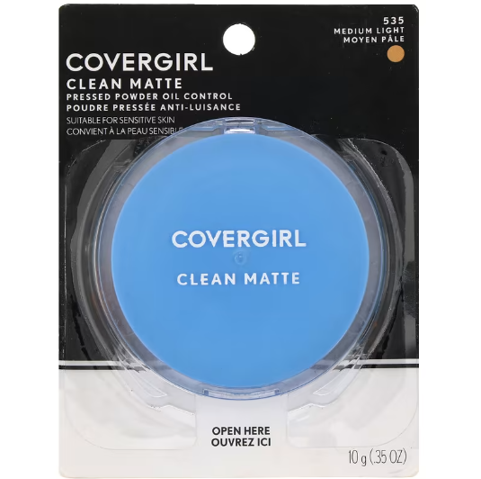 COVERGIRL CLEAN MATTE #535 MEDIUM LIGHT POLVO COMPACTO