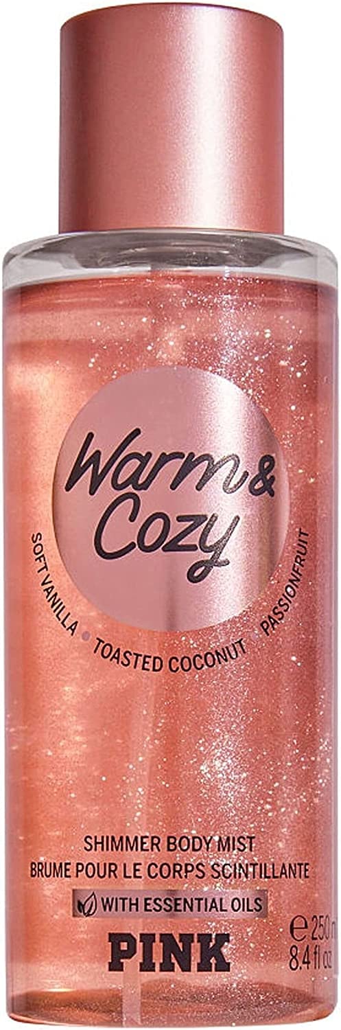 PINK BODY MIST WARM & COZY SHIMMER 250ml