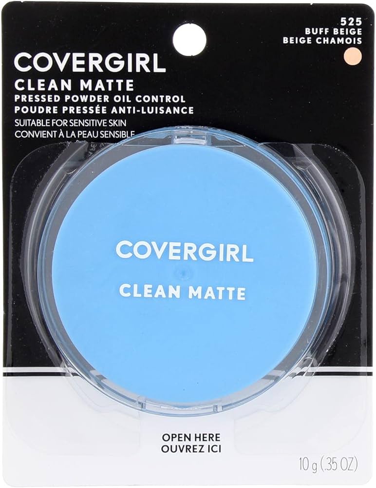 COVERGIRL CLEAN MATTE #525 BUFF BEIGE POLVO COMPACTO