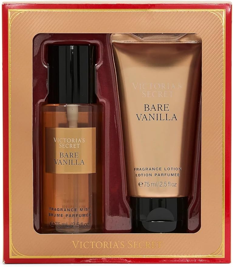 Victoria's Secret Bare Vanilla Set 2 piezas Mini 75 ml - Pink Beauty