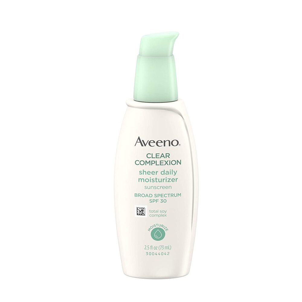 Clear Complexion Sheer Daily Moisturizer Spf 30 Aveeno 73ml.
