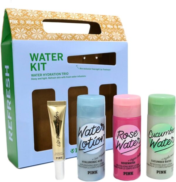 PINK WATER KIT HYDRATION TRIO