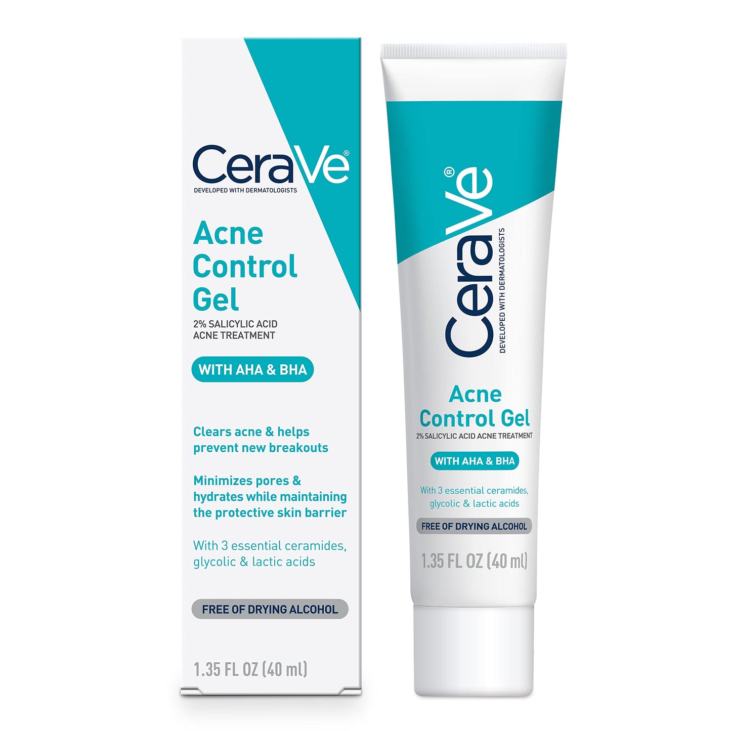 CERAVE ACNE CONTROL GEL WITH AHA & BHA