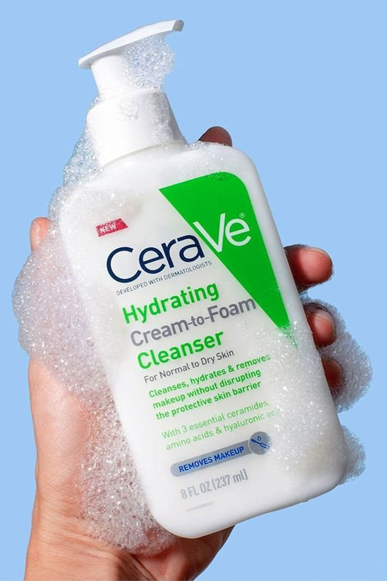 Cerave Hydrating Cream-to-foam Cleanser (237ml)