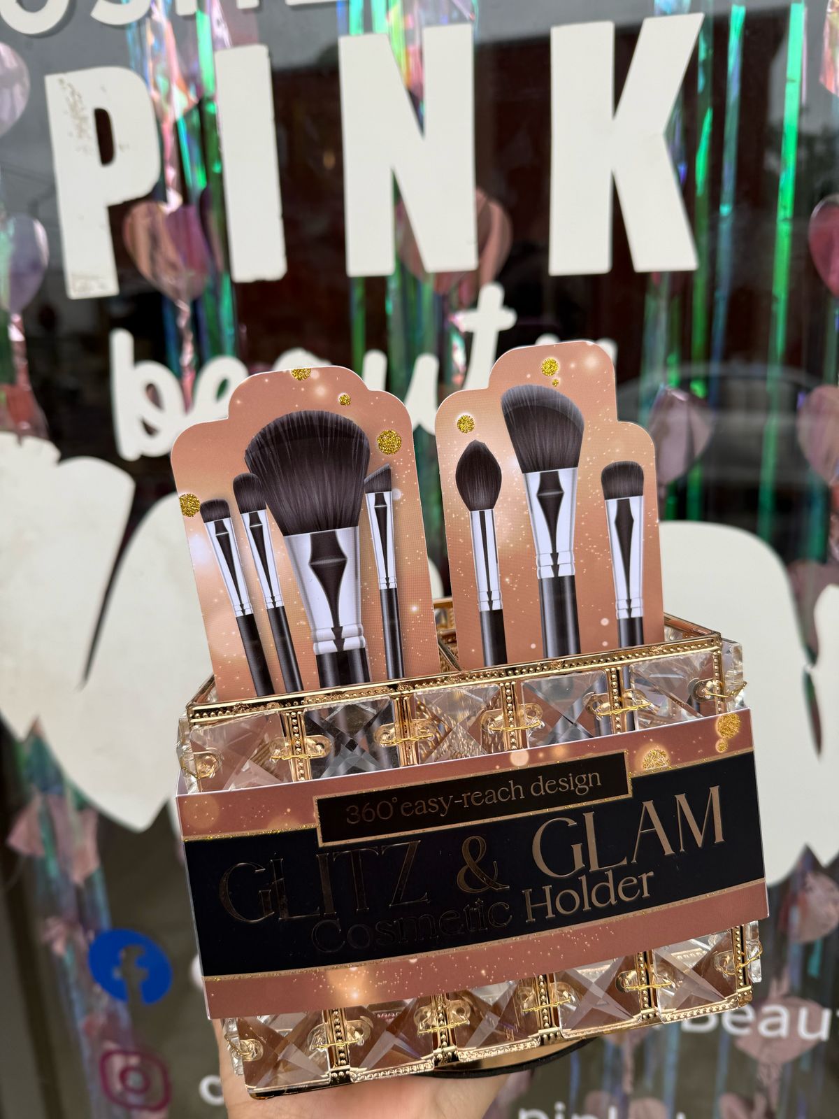 GLITZ AND GLAM Cosmetic holder 360