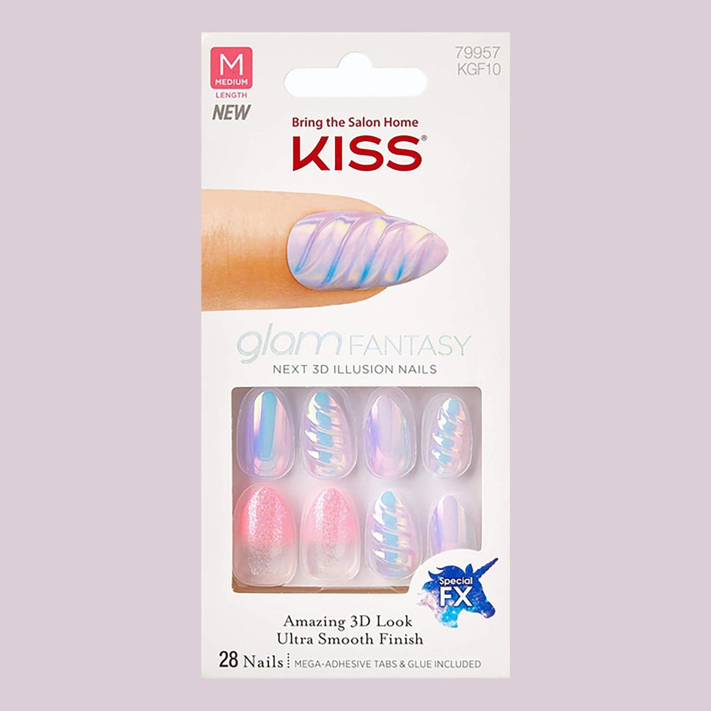 Kiss Glam Fantasy (next 3D illusion nails) 79957