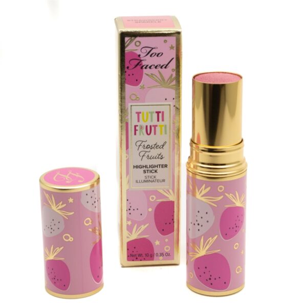 TOO FACED TUTTI FRUTTI FROSTED FRUITS HIGHLIGHTER STICK “STRAWBERRY SPARKLE” 10g - Pink Beauty