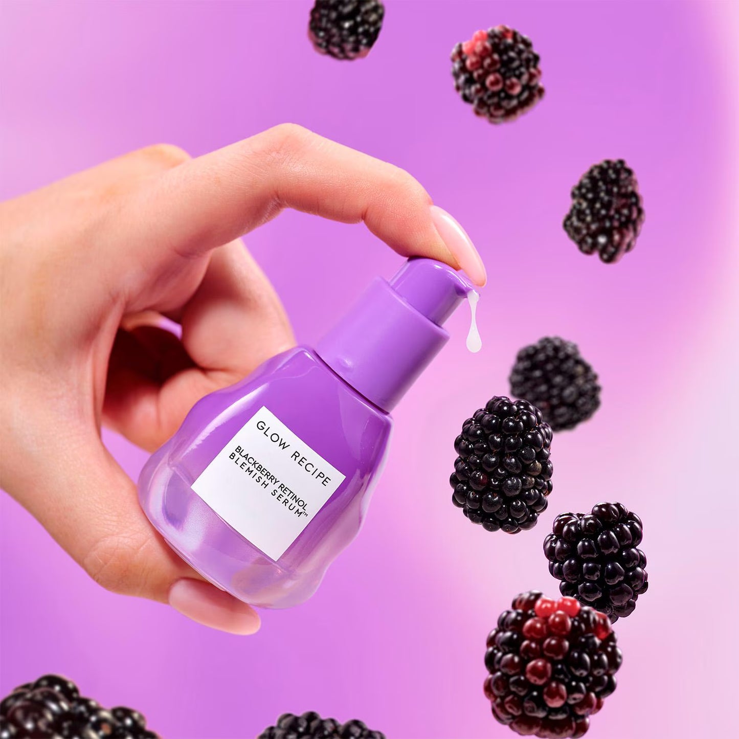 GLOW RECIPE blackberry retinol blemish serum (suero con triple retinoide) 30ml