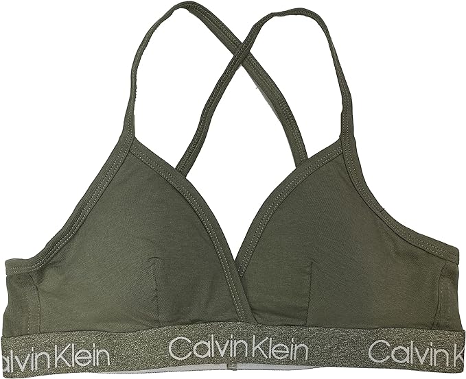 Calvin Klein Bralette con cuello en V y espalda cruzada - QP2397 - M