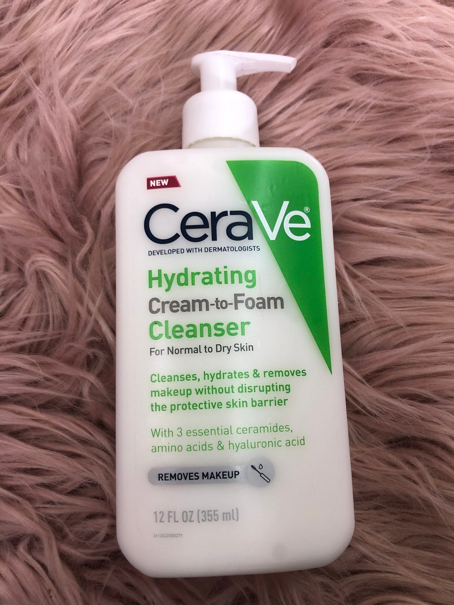Cerave Hydrating Cream To Foam Cleanser (355ml)