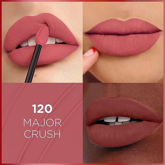 LOREAL PARIS INFALLIBLE LE MATTE RESISTANCE #120 MAJOR CRUSH