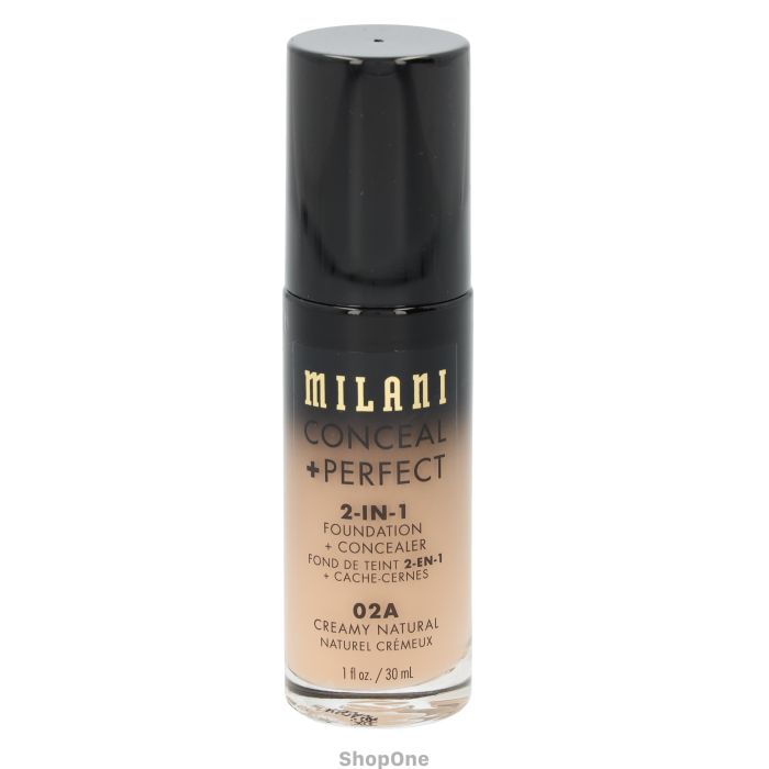 Milani Conceal + Perfect Foundation #02a Creamy Natural