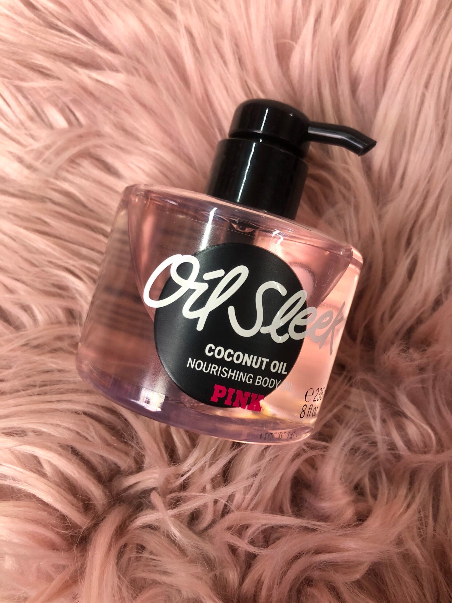 Pink Oil Sleek Coconut Oil Nourishing Body Oil