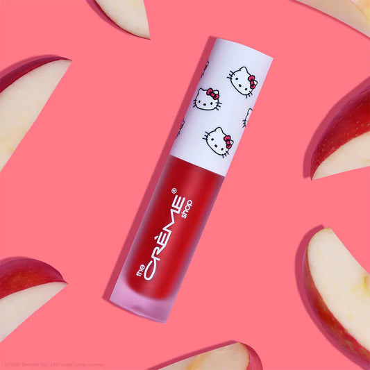 THE CREME X HELLO KITTY KAWAII KISS LIP OIL APPLE FLAVORED