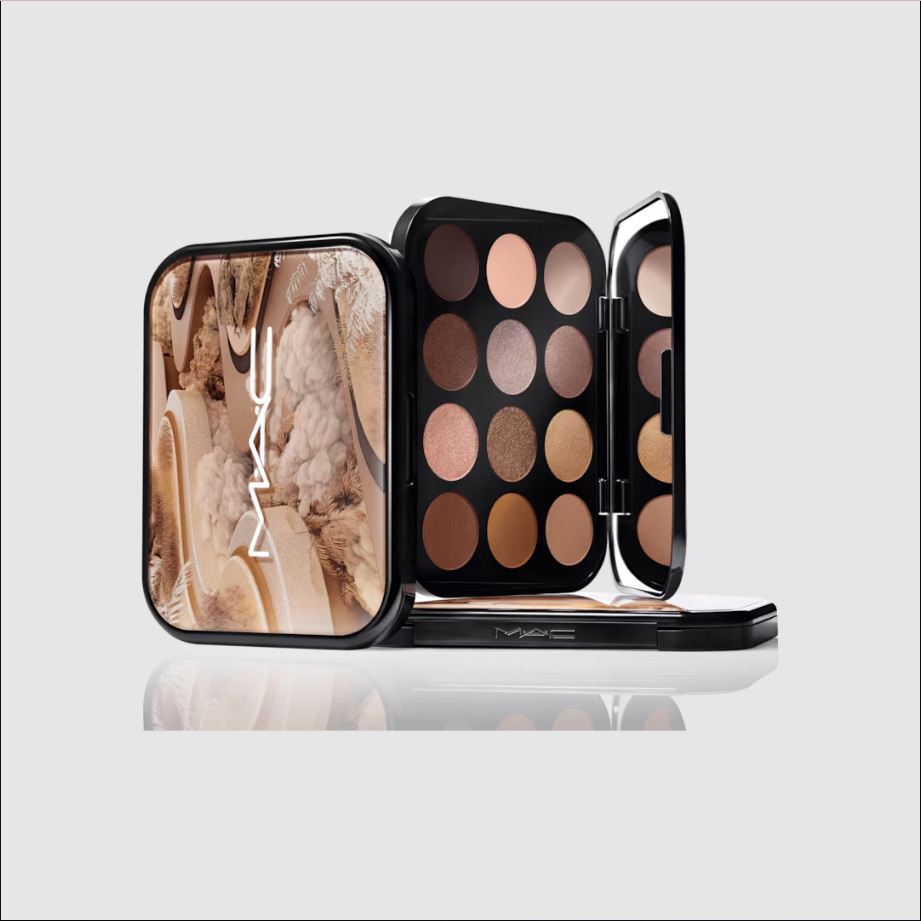 MAC Connect In Colour Eye Shadow Palette: Unfiltered Nudes 12.2G - Pink Beauty