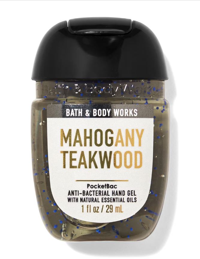BATH & BODY WORKS GEL ANTIBACTERIAL "MAHOGANY TEAKWOOD"