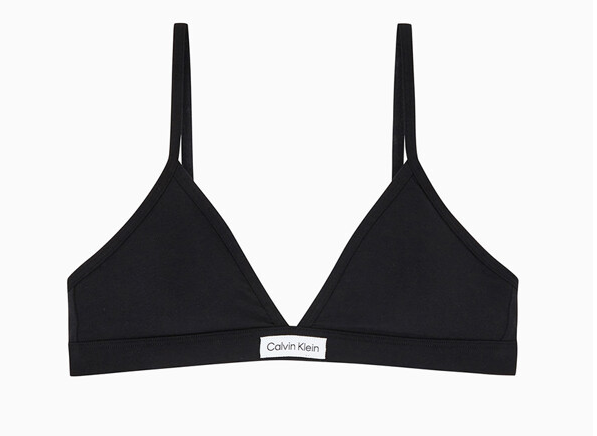 Calvin Klein Bralette Lightly Lined Triangle Cafe - S