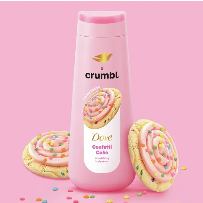 DOVE X CRUMBL CONFETTI CAKE BODY WASH - Pink Beauty
