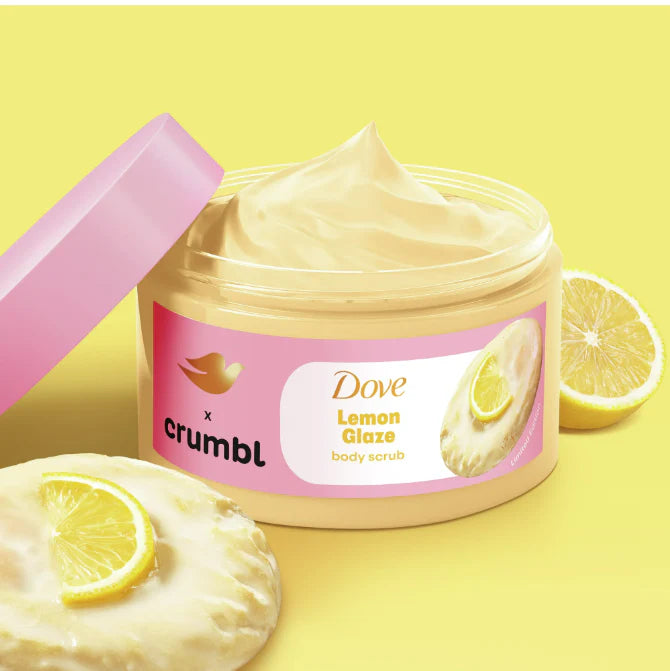 DOVE X CRUMBL LEMON GLAZE BODY SCRUB