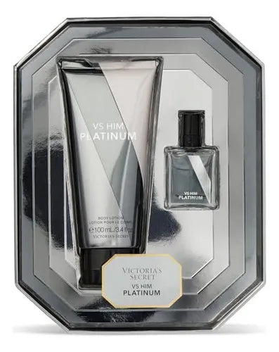 Victoria’s Secret “Vs Him Platinum” Set - Pink Beauty