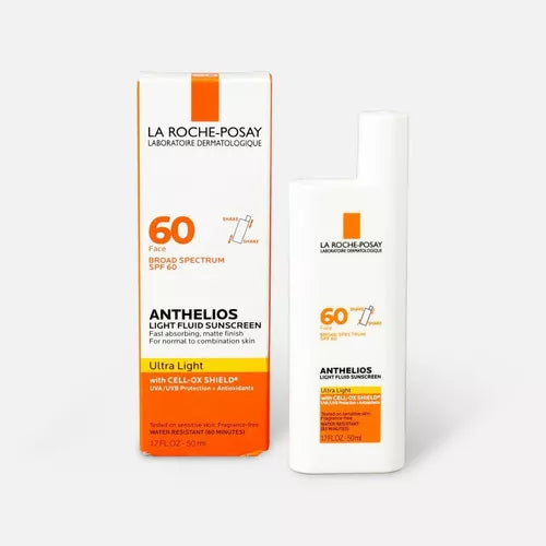 LA ROCHE POSAY ANTHELIOS LIGHT FLUID SUNSCREEN SPF 60