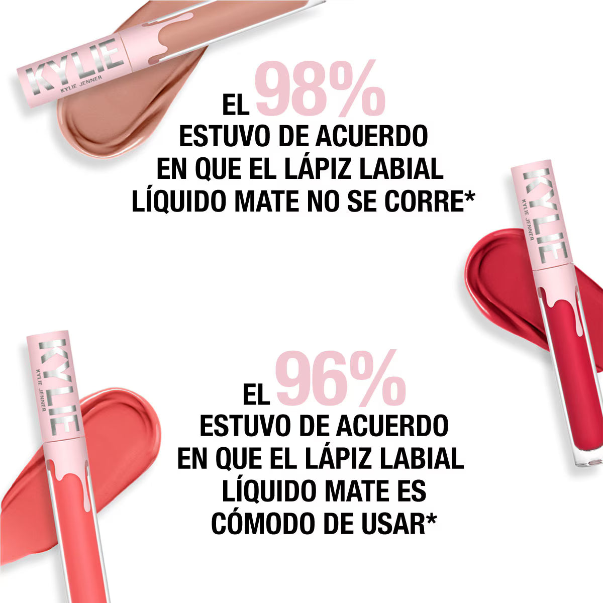 KYLIE JENNER matte liquid lipstick - lip liner Tono 201 Show off matte