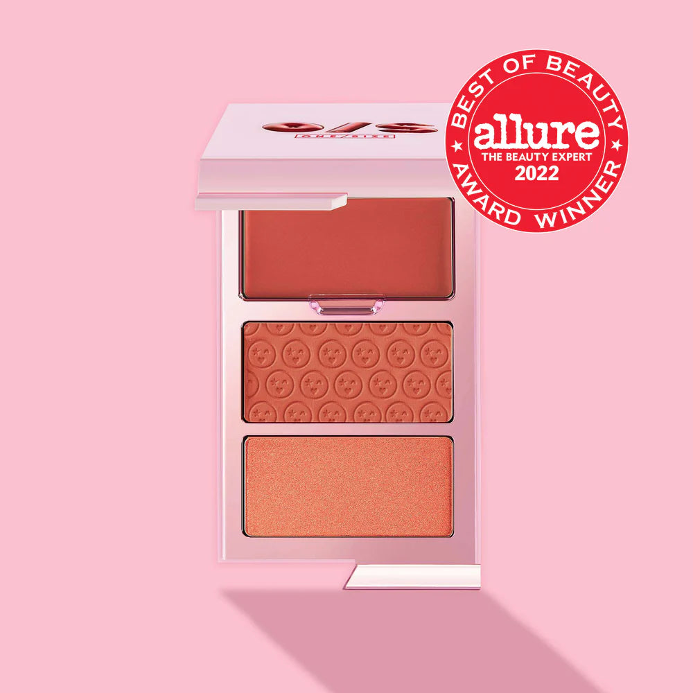 ONE SIZE CHEEK CLAPPER 3D BLUSH TRIO "FREAKY PEACH"