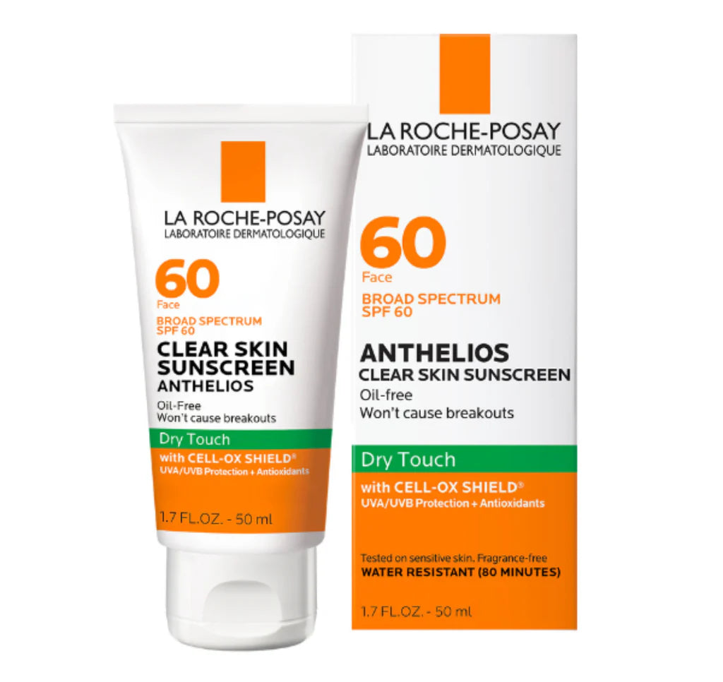 LA ROCHE POSAY ANTHELIOS CLEAR SKIN SUNSCREEN OIL-FREE SPF 60