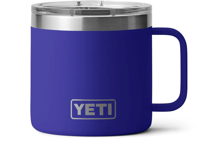 Yeti Rambler 14 oz Mug - Offshore blue